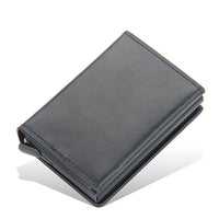 Men's Spring Automatic Card Clamp