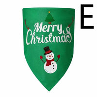 Christmas Dog Triangle Bandana Double-layer Dog Bandana