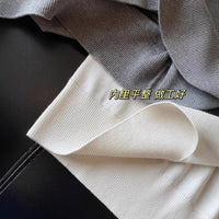 Pure Color Cotton Spun Yarn Knitwear Short Sleeve