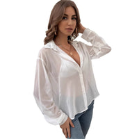 European And American-style Fashionable Long-sleeve Shirt