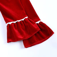 New Year's Children's Gold Velvet Home Clothes For Sleeping