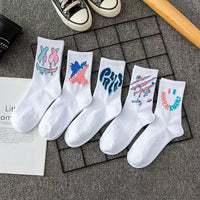Socks Tube Socks Long Men's Sports White Breathable