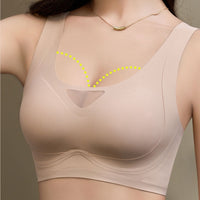 Thin Breathable Traceless Underwear Gather Thin Soft Support Fixed Cup Without Steel Ring