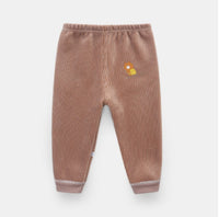 Autumn And Winter Children Warm Boys With Fleece Girls Leggings