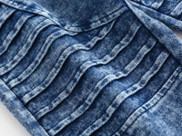 Boy Denim Long Sleeve Blouse And Pants