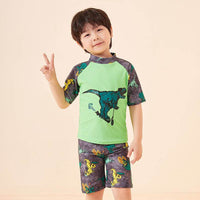 Plus Size Youth Trunks Swimming Cap Suit