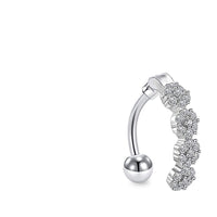 European And American Body Piercing Diamond-studded Belly Button Ring Belly Button Nail
