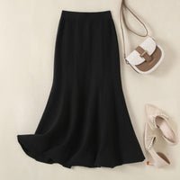 Fishtail Skirt For Women Mid-length Autumn And Winter High Waist Slimming