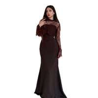 Women's Fashion Lace Slim-fit Sheath Dress