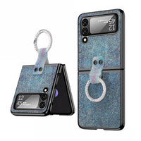Electroplating Glitter Ring Phone Case Rhinestones
