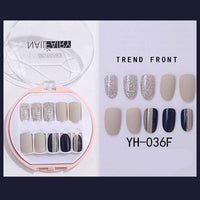 Korean Wearable Nail Art Short 30 Pieces In A Box Waterproof Removable Nail Art Ins Manicure Fake Nails
