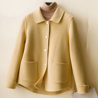 Double-sided Woolen Fallwinter Slim Wool Overcoat