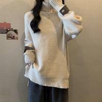 Plus Size Thickened Turtleneck Loose Slimming And All-matching Long Sleeve