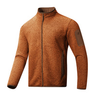 Outdoor Sports Stand Collar Men's Cardigan Tide Fleece Sweater Coat