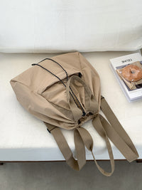 Women's Casual Korean Version Drawstring Tote Bag