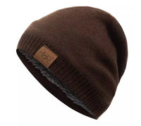 Casual Outdoor Windproof And Warm Fleece-Lined Knitted Earflap Hat