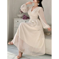 Fashionable And Elegant Long-sleeved Dress For Women