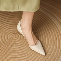 Women's Retro French-Style Pointed-Toe High Heels