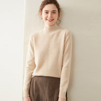 Cashmere Knitted Bottoming Shirt