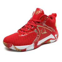 Men's Non-slip Wear-resistant Basketball Shoes Lightweight Shock Absorption Rebound