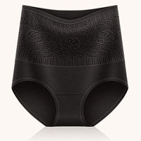 High Waist Abdomen Hip Raise Large Size Cotton Lace Sexy Panties