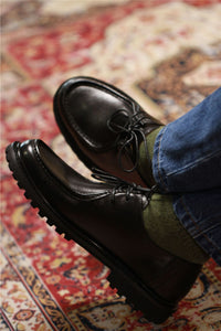 Indian Leather Shoes American Retro Suit Shoes