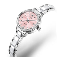 Oulishi Womens Watch With A Ceramic Strap A Versatile Quartz Timepiece