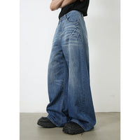 Men's American Retro Baggy Straight Trousers Fashion
