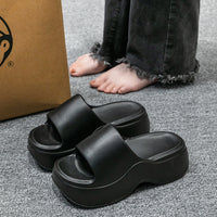 Womens Non-Slip Height-Enhancing Slippers For Home Indoor And Outdoor Wear