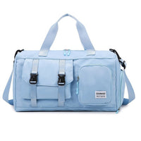 Colorful Pearlescent Yoga Fitness Bag With Dry-wet Separation