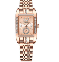 Stainless Steel Simple Square Business Fashion Watch