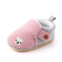 Anti Slip Cartoon Fashionable Baby Rubber Soled Shoes