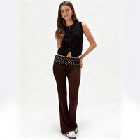 Women's Casual Solid-Colored Slim-Fit Pants