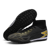 Turf Soccer Shoes Men's High-top Plus Size Football Shoes