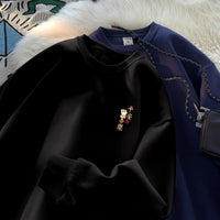 Men's And Women's Pure Cotton Crewneck Sweatshirt