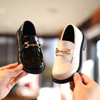Girls Fashion British Children's Single-layer Shoes