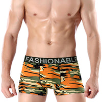 High-end Men's Cotton Camouflage Printing Boxer Briefs