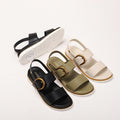 Chunky-soled Versatile Fashionable Wedge Roman Sandals