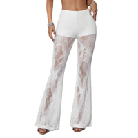 Sexy Sheer Flared Pants For Women