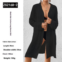 Tencel Slub Cotton Long-sleeved Shirt For Women
