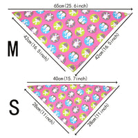 Easter Pet Triangle Scarf Dog Holiday Lip Towel