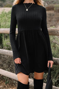 Solid-color Versatile Fashionable High-waisted A-line Skirt