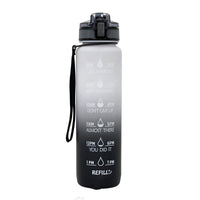 10 00Ml Sports Water Bottle Gradient Plastic Water Cup