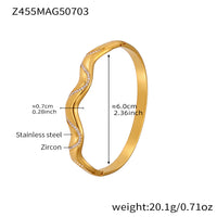 Oversized Bracelet With Irregular Geometric Diamond Accents