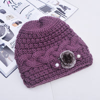 Plush Warm Mother In Law Knitted Hat