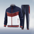 Sports Set Fitness Zippered Stand-up Collar Jacket Casual Pants