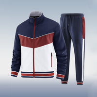 Sports Set Fitness Zippered Stand-up Collar Jacket Casual Pants