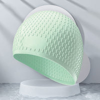 Fashion Silicone Water Drop Swimming Cap