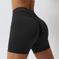 Women's Fashion High Waist Seamless Yoga Shorts