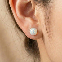 Colorful, Crystal-clear Egg-shaped Loose Gemstone Semi-transparent Flat-back Earrings